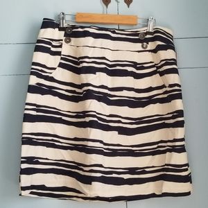 2 /$25 Navy and White Merona skirt - size 12